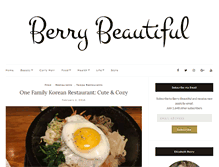 Tablet Screenshot of berrybeautifullife.com